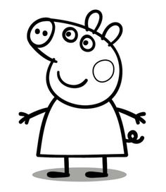 immagine da colorare peppa pig010